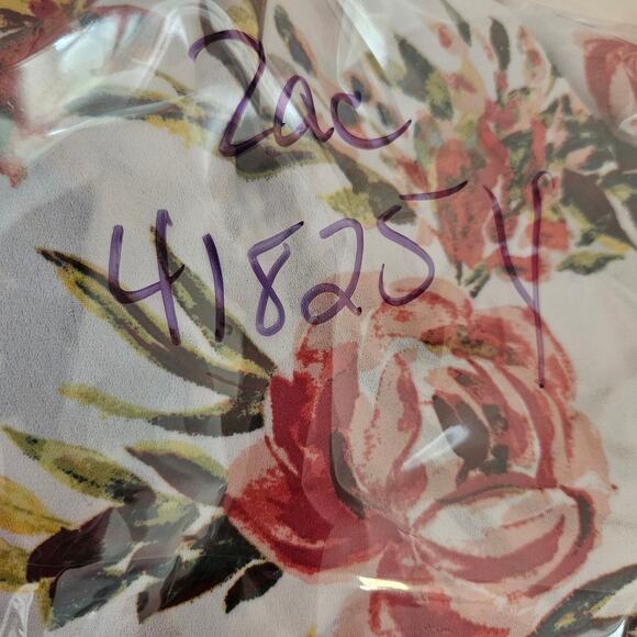 Zac & Rachel Floral Flowy Blouse Sz Small - Picture 16 of 16